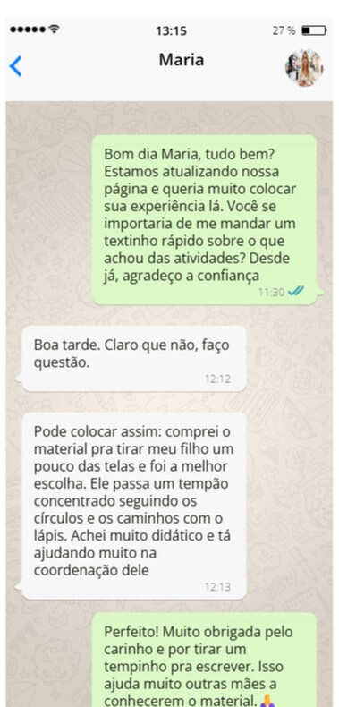 Depoimento Maria